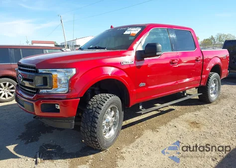 2018 Ford F-150 Xlt z USA, uszkodzony, nr VIN 1FTEW1E59JFD19023